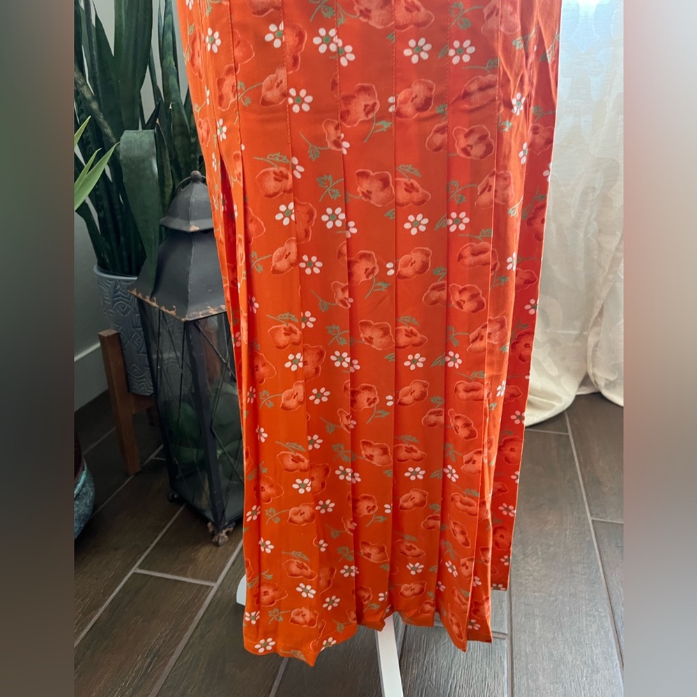 Host pick 😍😘Vintage 60s pleated mod maxi dress - Picture 8 of 9